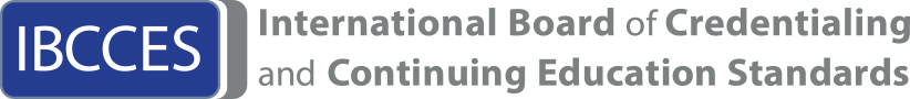 International Board of Credentialing and Continuing Education Standards Logo